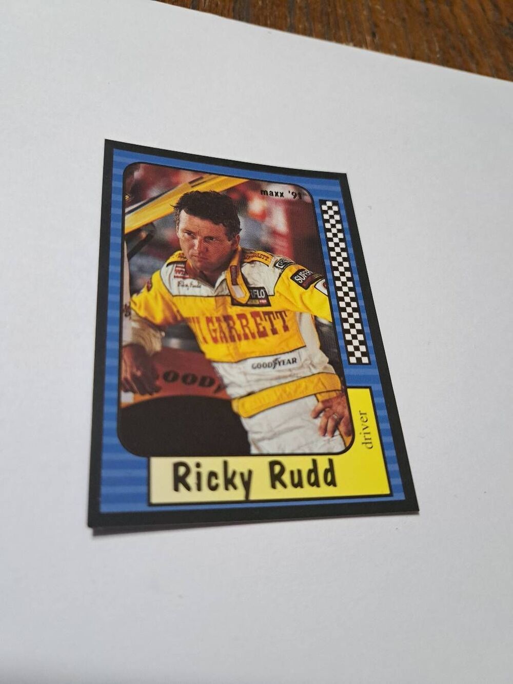 Vintage 1991 Maxx Ricky Rudd #5 Race Car Nascar Trading Card